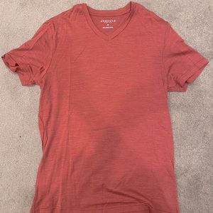Unbound Merino Wool Red T-shirt